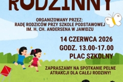 Niebieski i Zielony Ilustrowany Festyn Rodzinny Plakat - 1